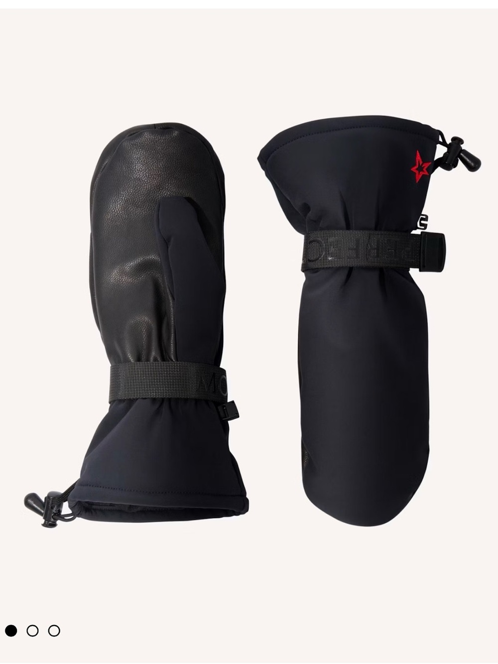 Perfect Moment Davos Ski Mitts Black Size S NWT Luxury Winter Gloves Unisex